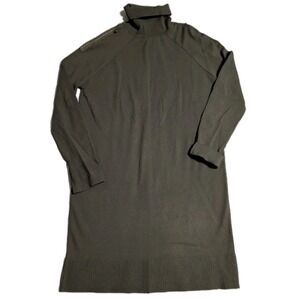Annette Görtz Camy Sweater Dress Womens S Dark Olive Green Shoulder‎ Zip